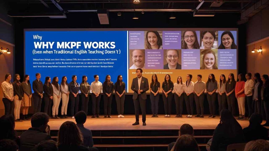 Why MKPF Works (Even When Traditional English Teaching Doesn’t) Ten years. Hundreds of speakers. One clear truth.